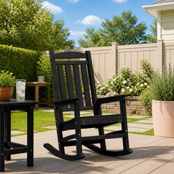 Comfort and Value in a Black Rocking Chair