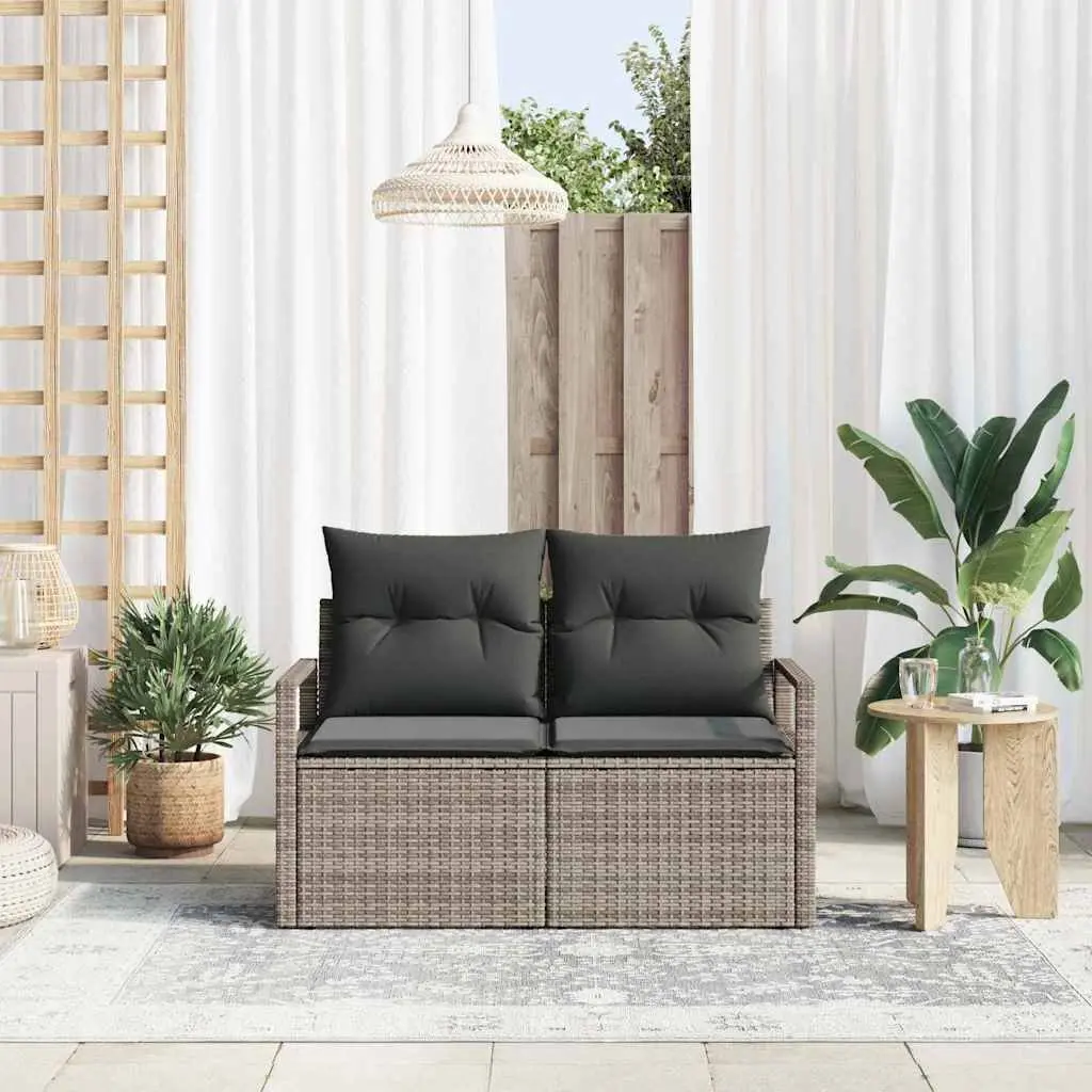 Grey Outdoor Modular Sofa 120x62x69cm