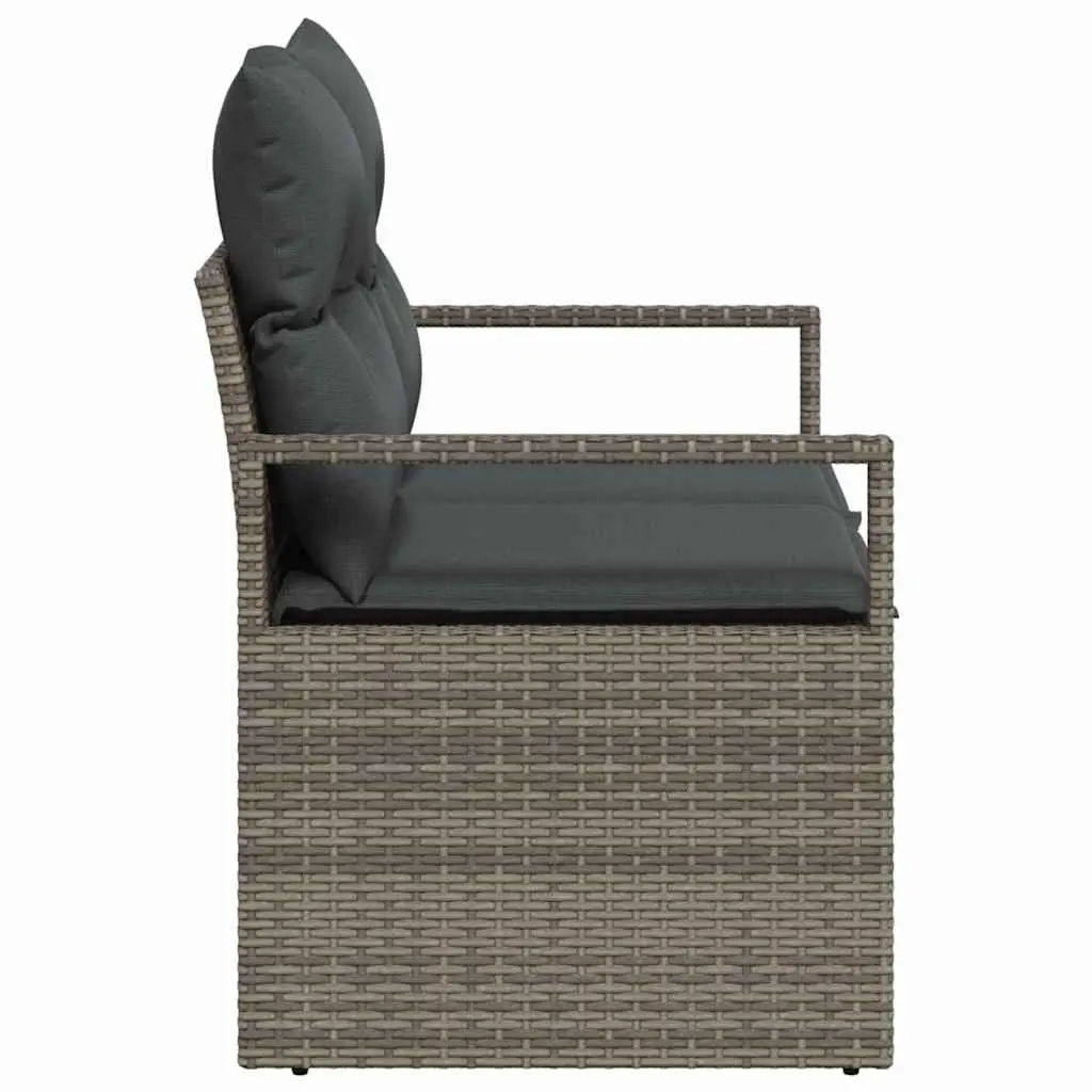 Grey Outdoor Modular Sofa 120x62x69cm
