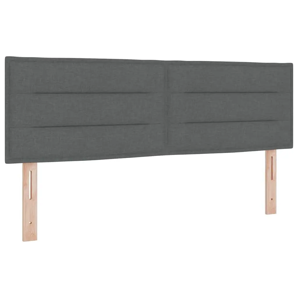 Headboard Light Grey 160 cm Modern Height-Adjustable Bedroom Furniture Padded