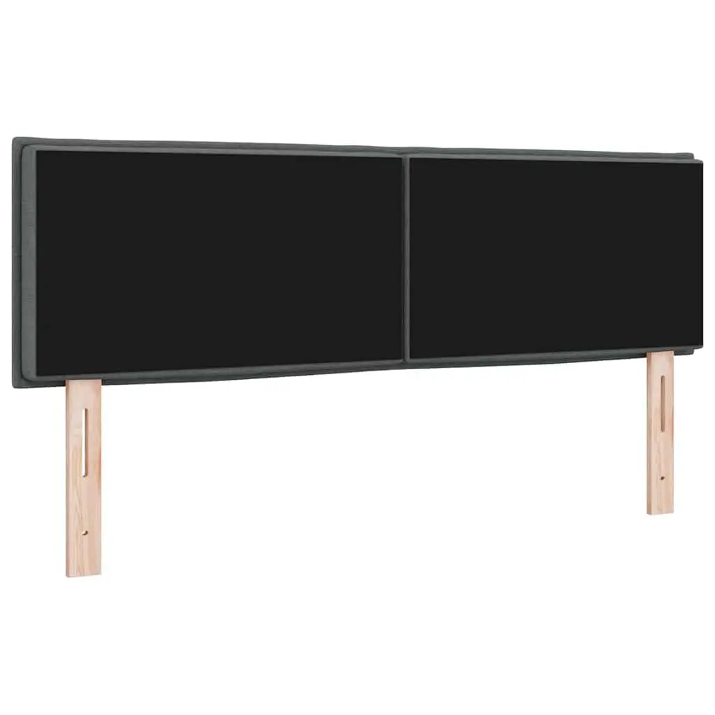 Headboard Light Grey 160 cm Modern Height-Adjustable Bedroom Furniture Padded