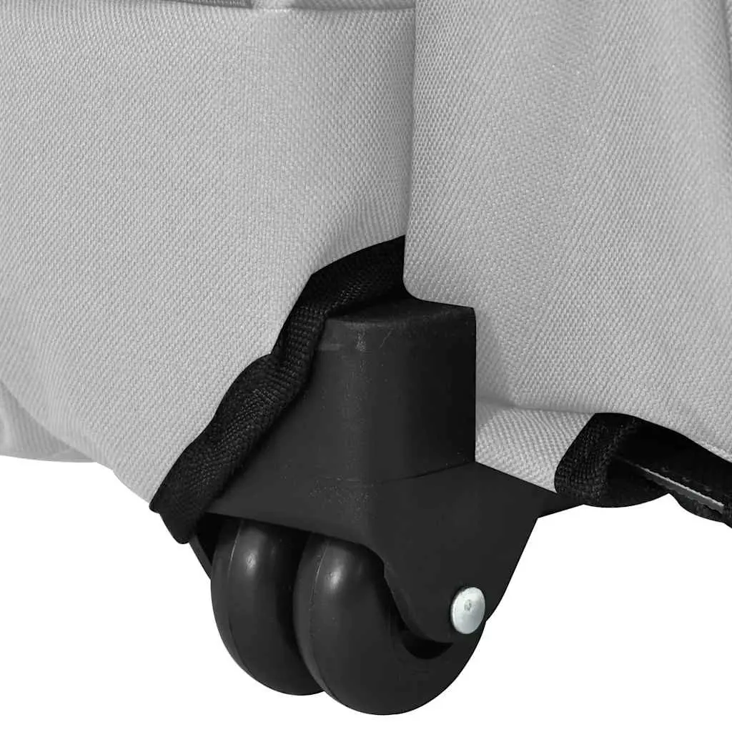Pet Trolley 3-in-1 Rolling Carrier Backpack Hand Bag Grey