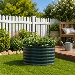 Quality Raised Bed Planter in Steel - 80x80x44cm