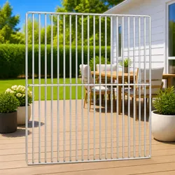 Reliable Stainless Steel Grill Grate 45 x 40 cm - Outdoor Essential