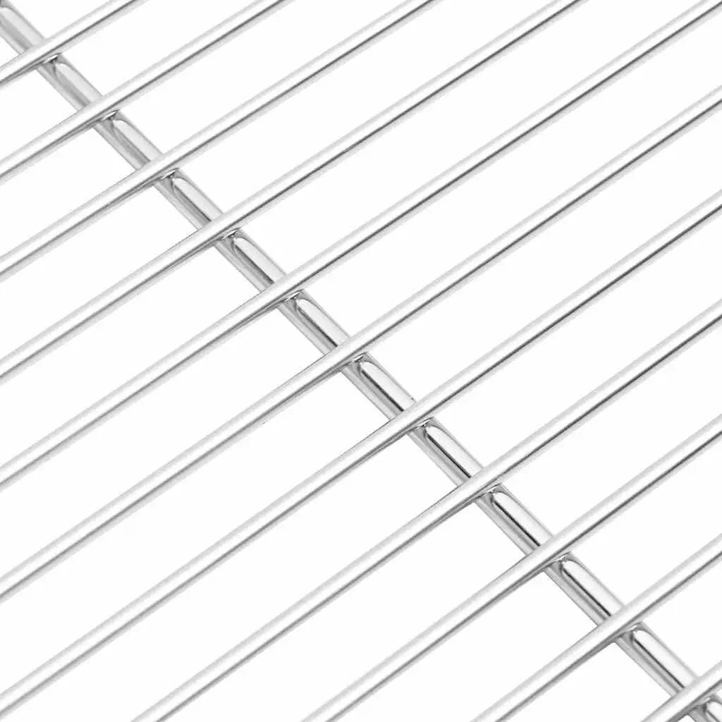 Grill Grate Outdoor Cooking Accessory 47 x 32.5 cm Silver