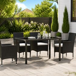 Reliable Black Garden Table for Your Outdoor Needs