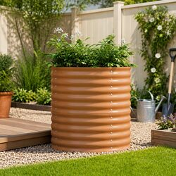 Reliable Raised Bed Planter 80x80x81cm in Steel