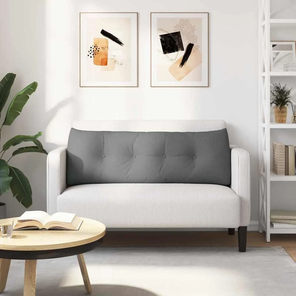 Back Pillow Support Cushion Ergonomic 140x24x50cm Grey