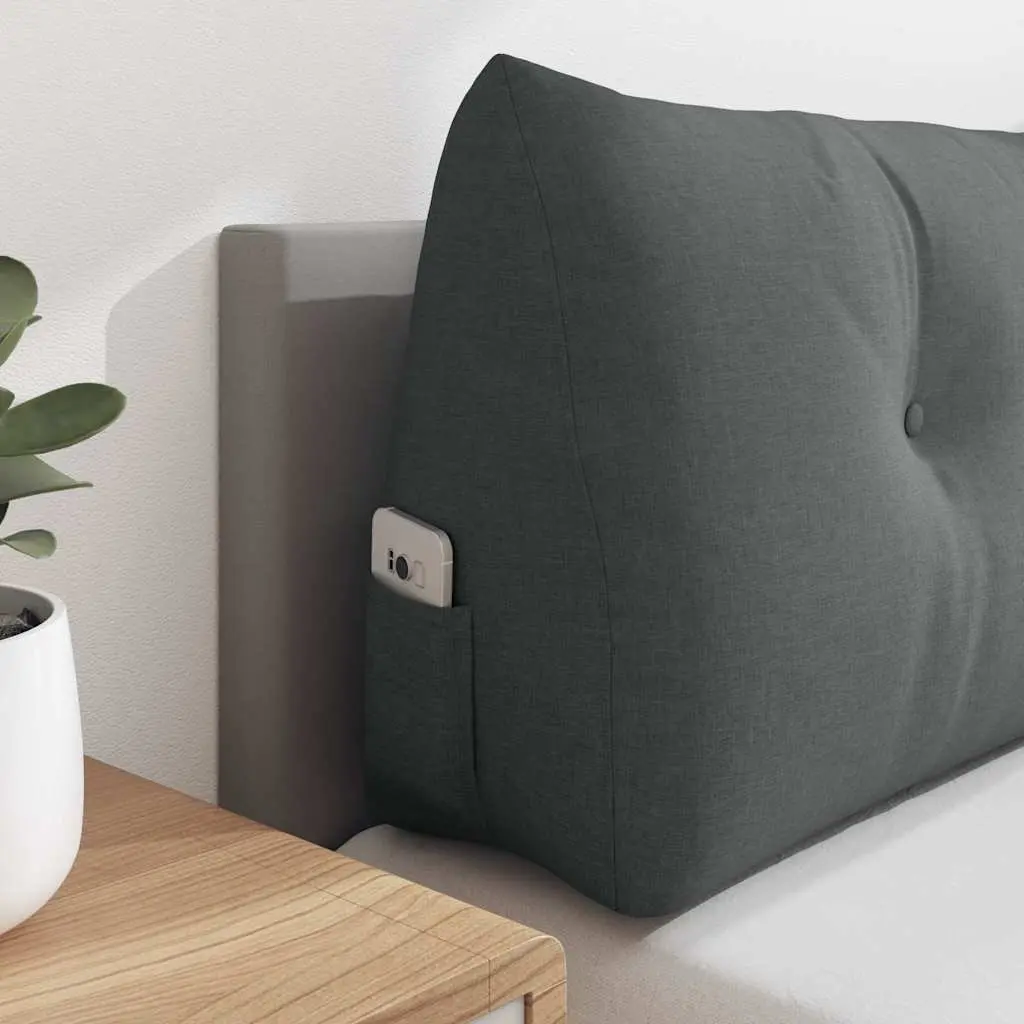 Back Pillow Support Cushion Ergonomic 140x24x50cm Grey
