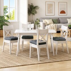 Value-Packed 4 Piece Dark Grey Seat Cushions