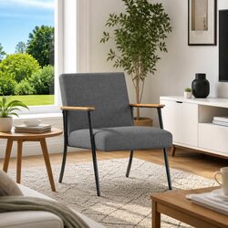Comfortable Grey Armchair for Everyday Use