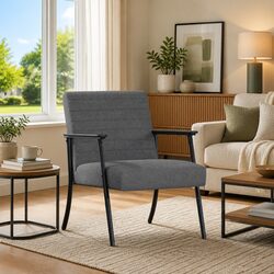 Value Meets Comfort in This Grey Armchair