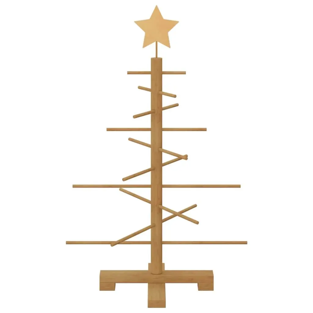 75cm Wooden Christmas Tree with Simple Assembly