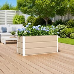 Ivory Steel Planter: Practical, Stylish, and Reliable