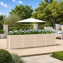 Ivory Planter: Practical and Stylish 320 x 40 x 75 cm