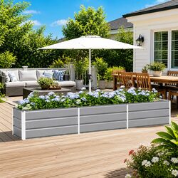 Reliable and Stylish Galvanised Steel Planter