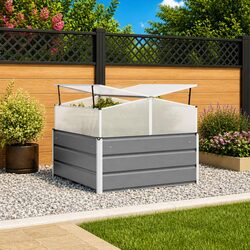 Light Grey Steel Planter: Quality and Value Combined
