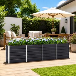 Anthracite Steel Planter: Quality and Practicality Combined