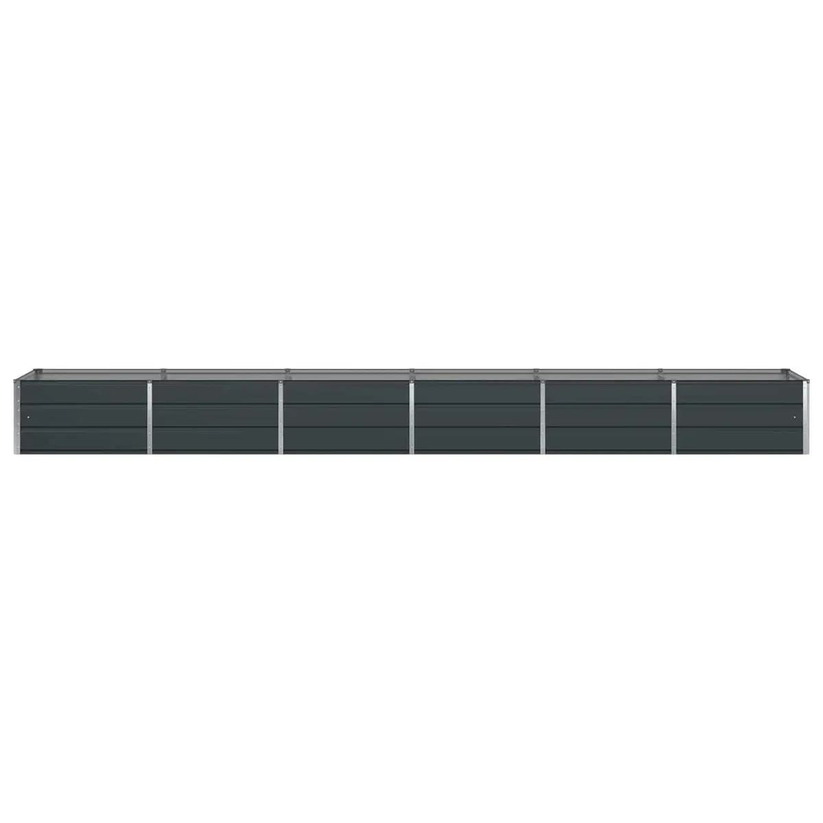 Steel Planter Indoor Outdoor 480x80x45cm Anthracite