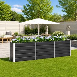 Reliable Anthracite Steel Planter – Built to Last