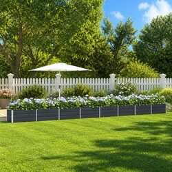 Reassuring Quality: Anthracite Steel Planter for All Gardens