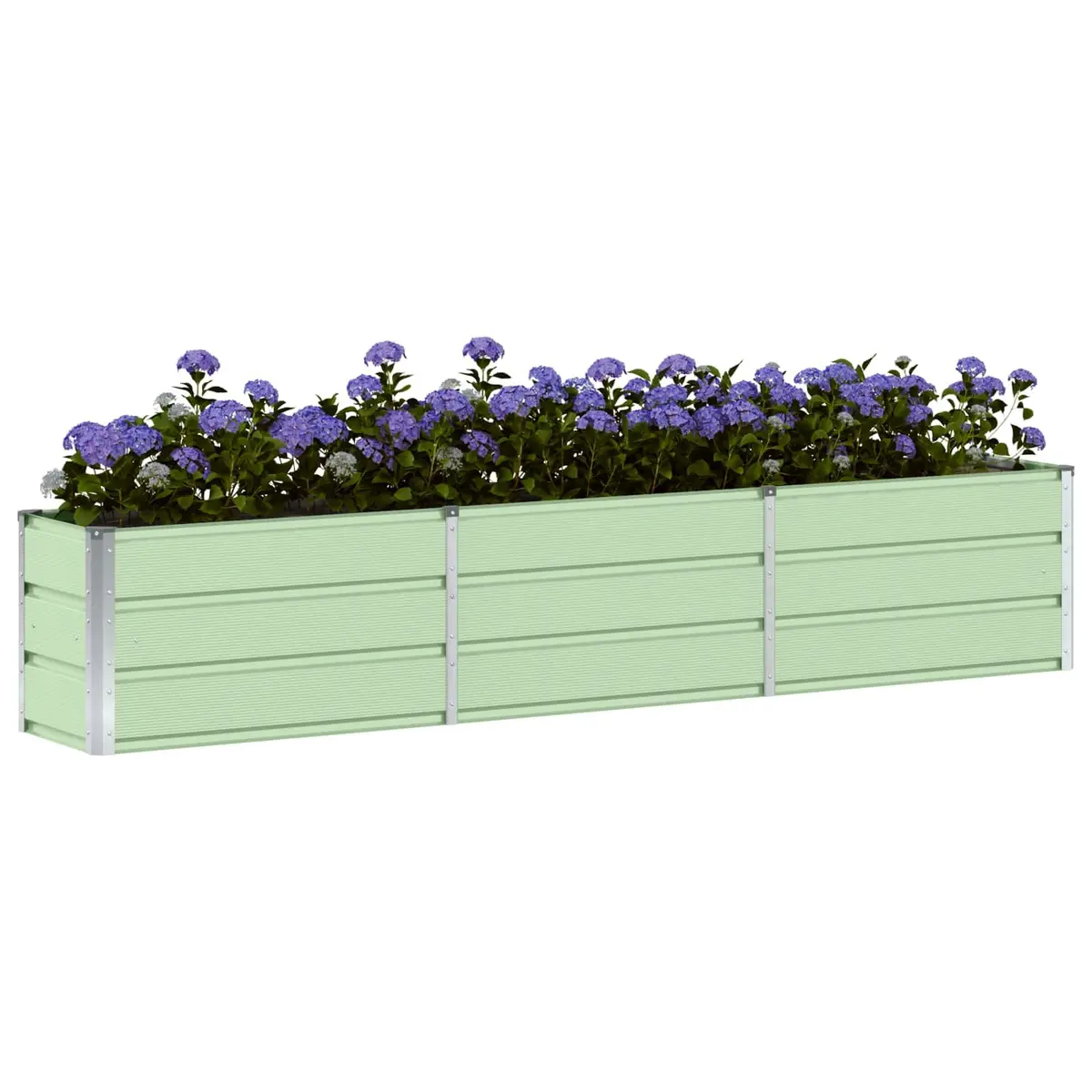 Steel Planter Indoor Outdoor 240cm Green Garden Patio Flower Pot Container