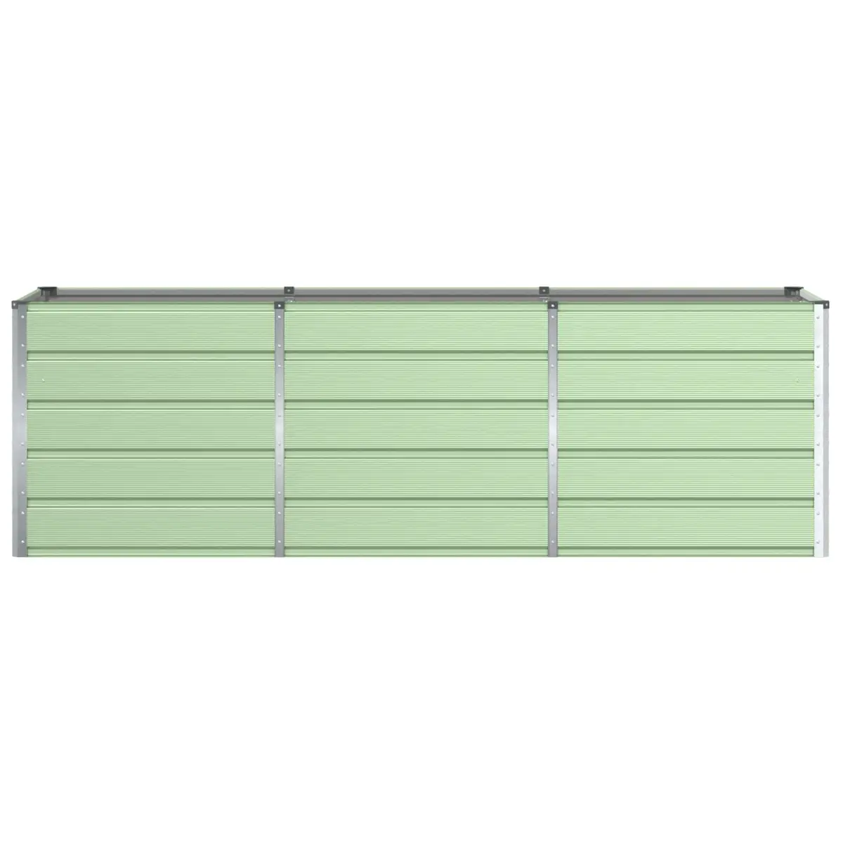 Steel Garden Planter Box Modern Outdoor Indoor Plant Container 240cm Green