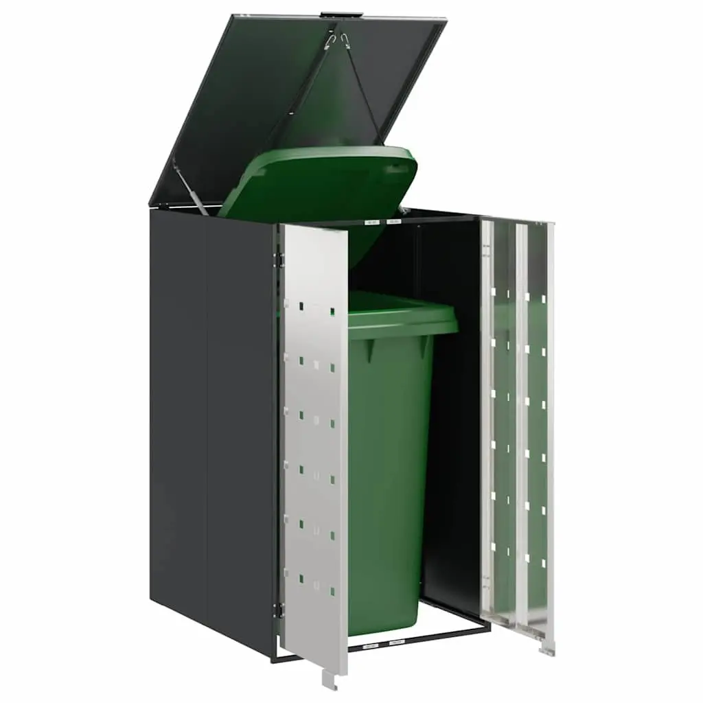 Wheelie Bin Storage Enclosure Outdoor Waste 240L Anthracite