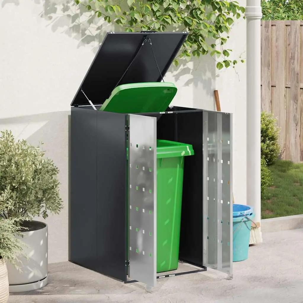Wheelie Bin Storage Enclosure Outdoor Waste 240L Anthracite