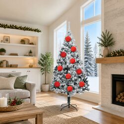 Reliable Red Christmas Bauble Set - 3 Durable Ornaments