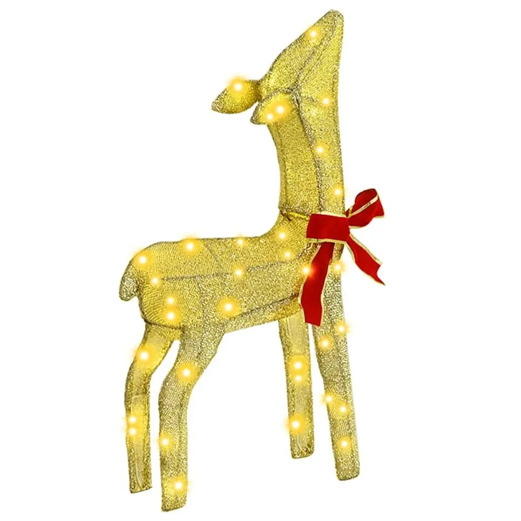Reindeer Decoration LED Lights Warm White 3 Piece Indoor Outdoor