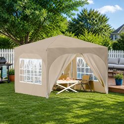 Reliable and Convenient Cream Party Tent for Gatherings
