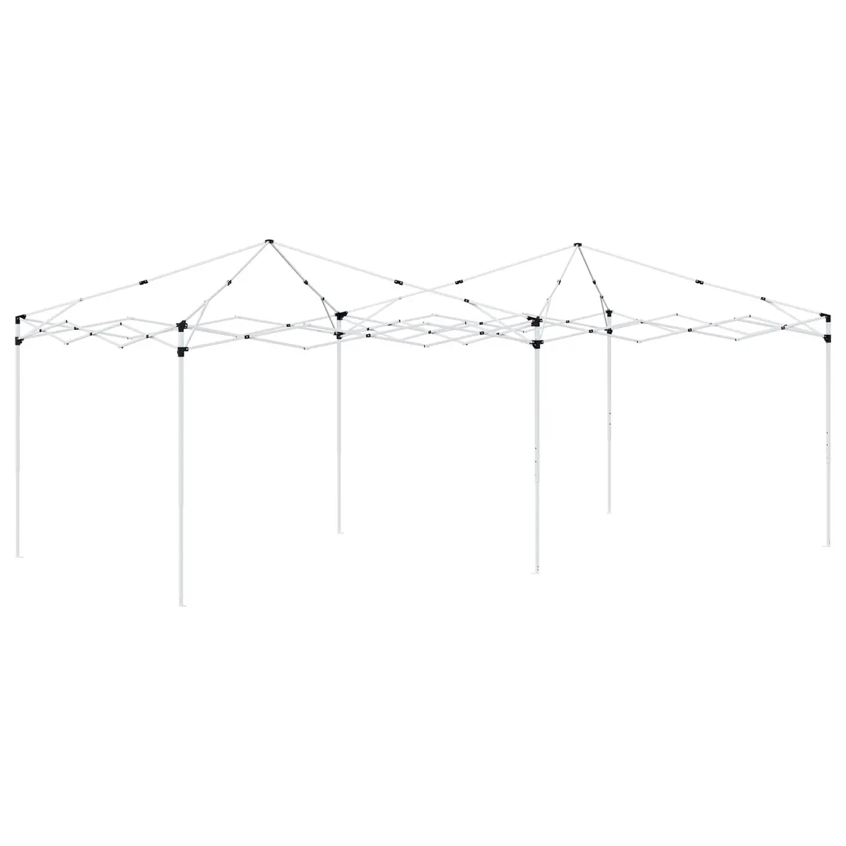 Pop-up Party Tent Outdoor Canopy 575 x 288 x 245 cm Cream Oxford Fabric