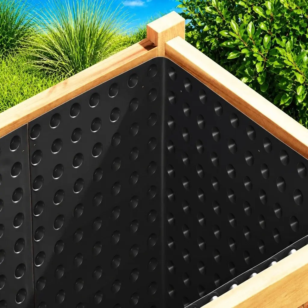 Dimpled Drainage Sheet Water Management 0.5 x 20 m Black