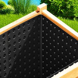 Drainage Sheet HDPE Black 1 x 20 m Outdoor Garden Terrace Landscaping Water