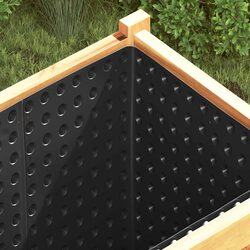 Dependable Drainage Sheet 2 pcs Black 1 x 20 m HDPE