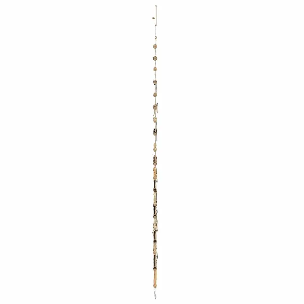 Hanging Christmas Tree Indoor 180cm Brown Solid Ash Wood 100 Warm LED Lights USB Powered
