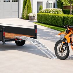 Reliable Motorcycle Ramp with Essential Safety Features