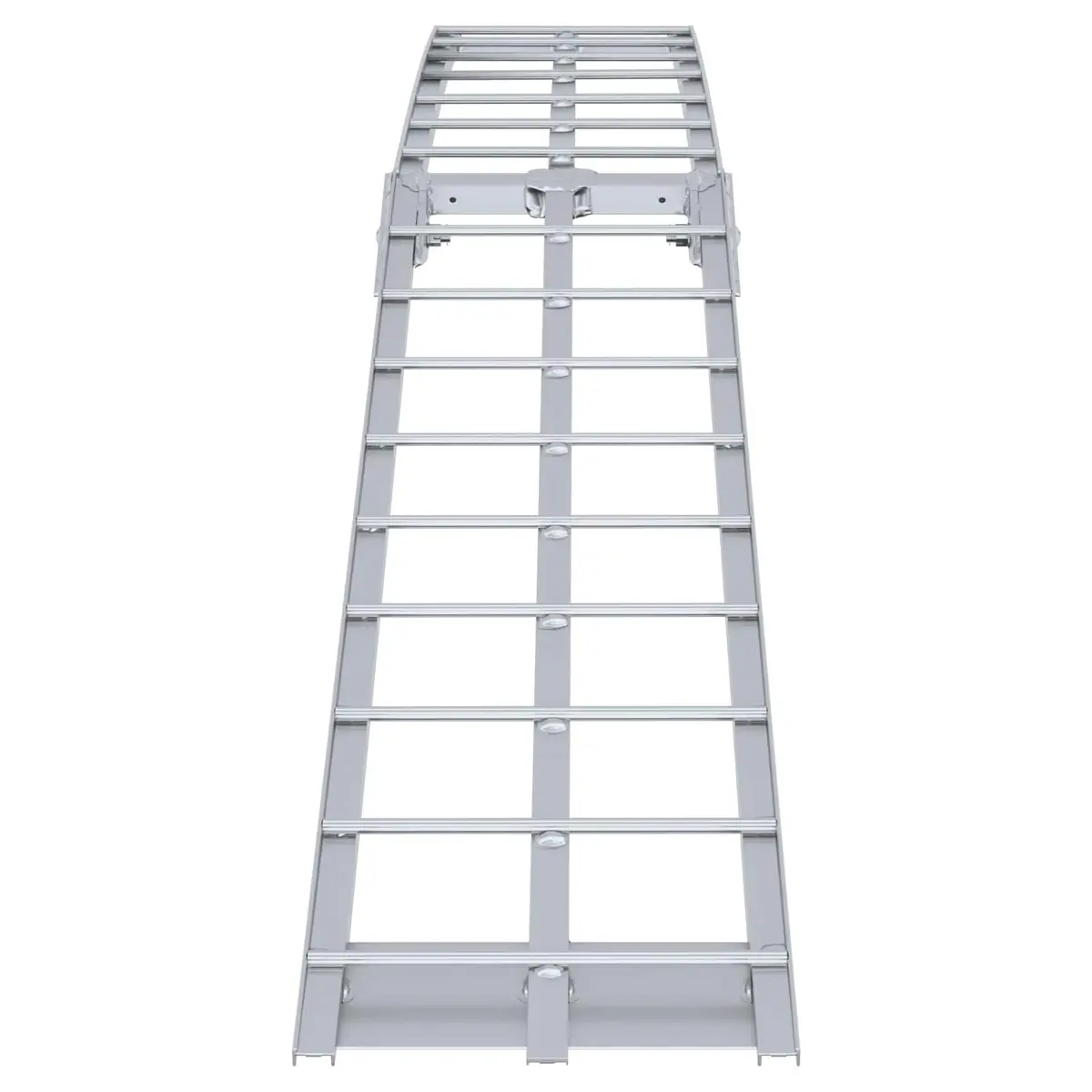 Motorcycle Ramp Folding Aluminium Loading Portable 180 x 28 x 5 cm Silver