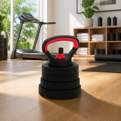 Value-Packed Adjustable Dumbbell Barbell Kettlebell Set 20kg
