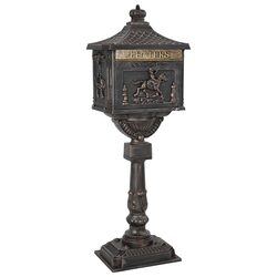 Durable and Stylish Bronze Mailbox for Your Outdoor Area