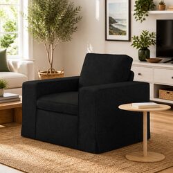 Practical and Stylish Black Modular Sofa for Everyday Use
