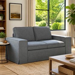 Comfort and Style in a Grey Modular Sofa 162x80x82cm