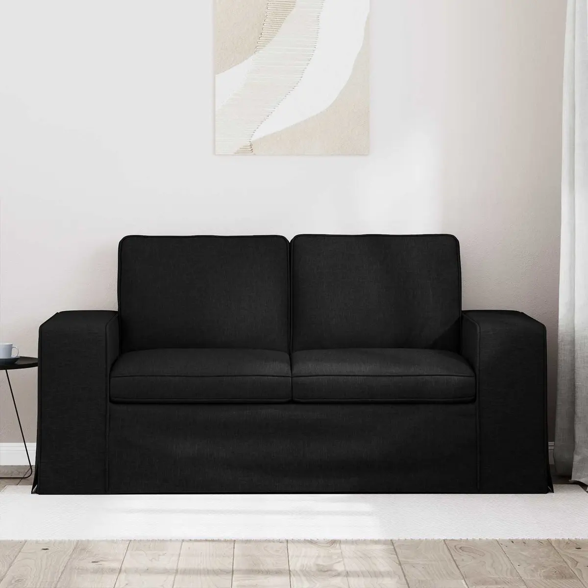 Black Modular Sofa for Living Rooms
