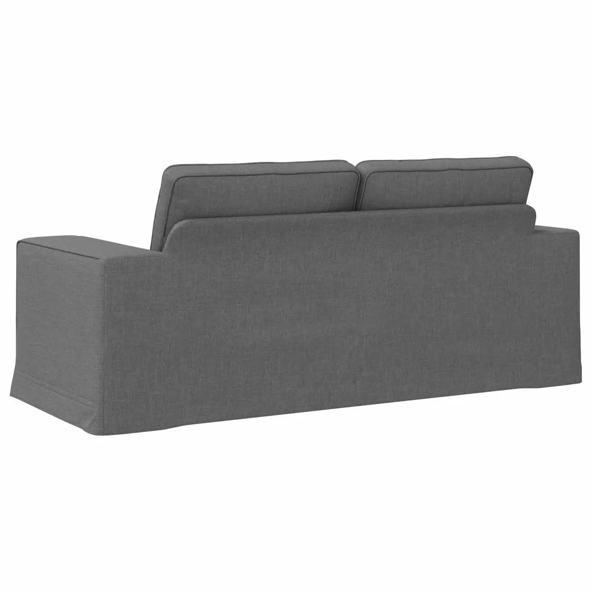 Sofa Dark Grey Fabric Modular Sectional Lounge Couch Adjustable Living Room