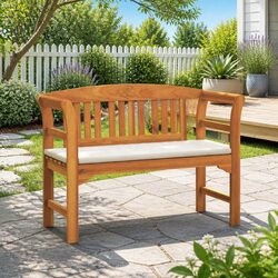Durable and Charming Outdoor Rose Bench