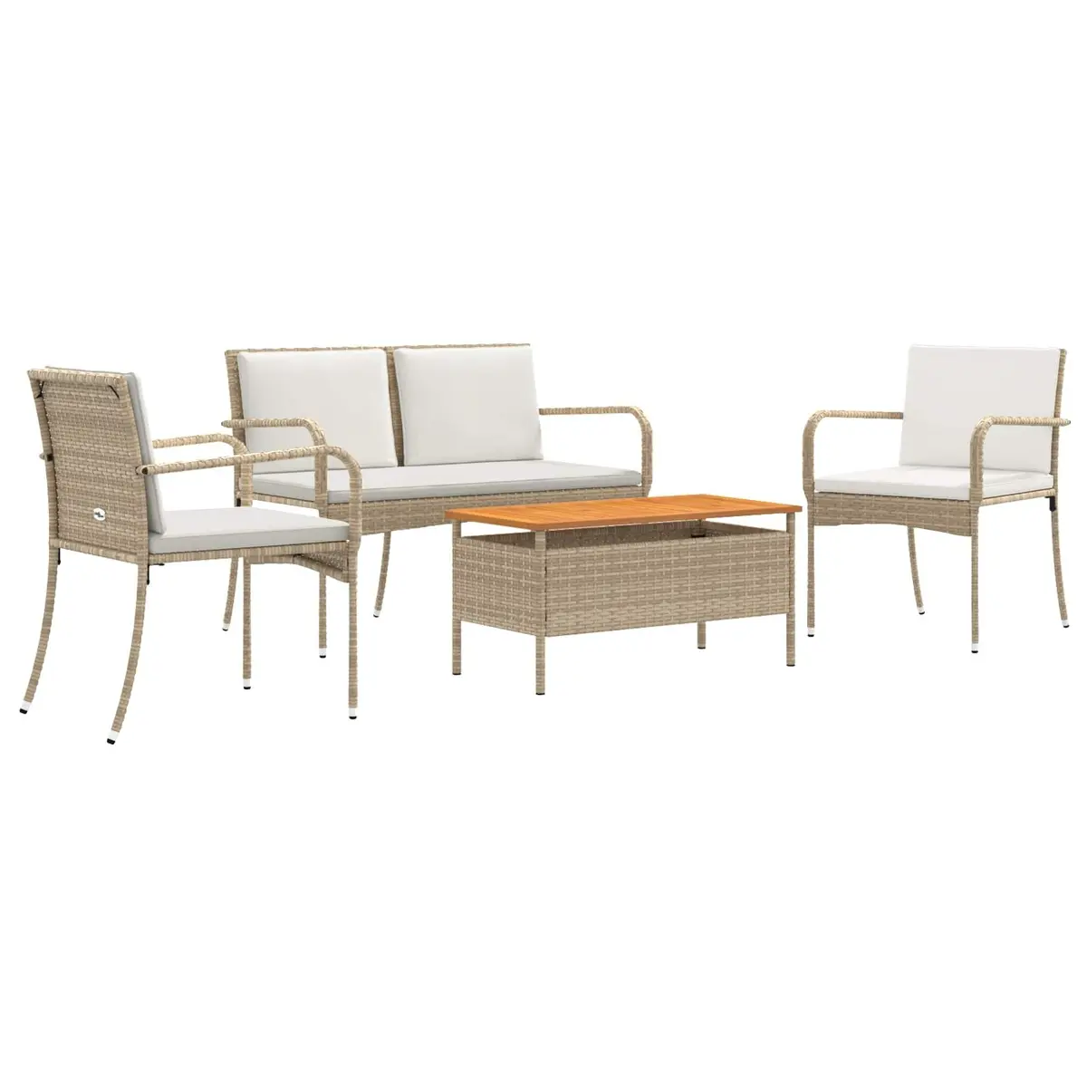 Outdoor Furniture Set with Cushions for Comfort