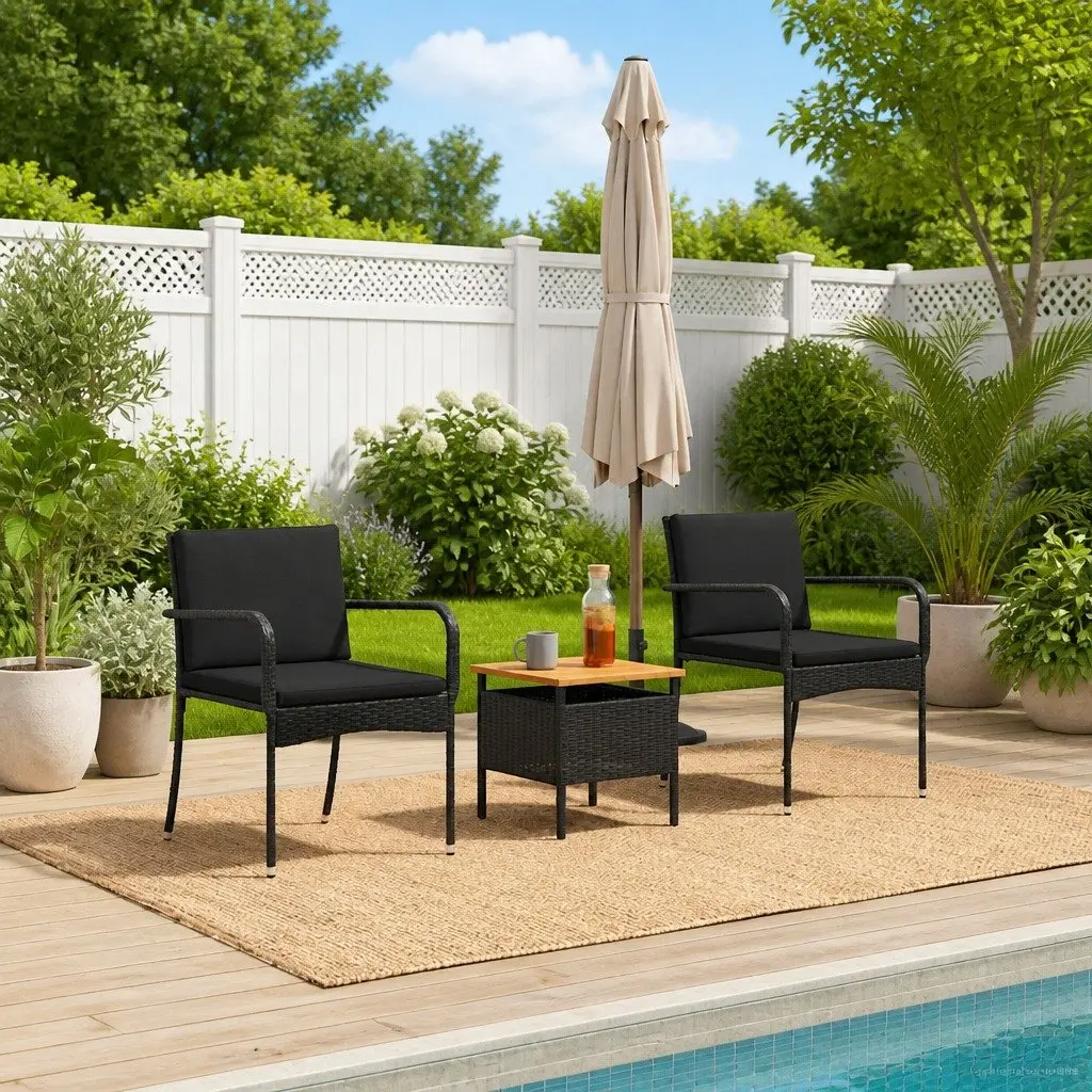 Garden Furniture Set with Cushions
