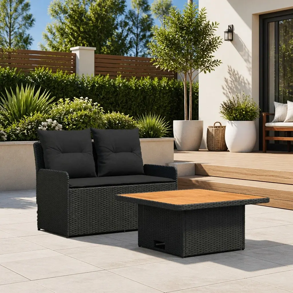Outdoor Sectional Sofa Set with Table