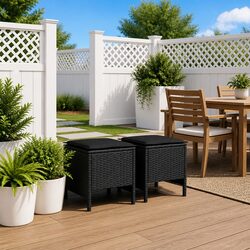 Reliable Black Footstool: Quality and Practicality Combined